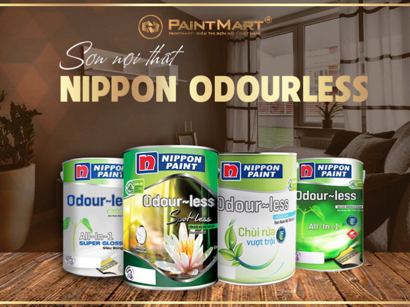 Sơn nội thất Nippon Odourless có ưu điểm gì? Bao gồm những dòng sơn nào?