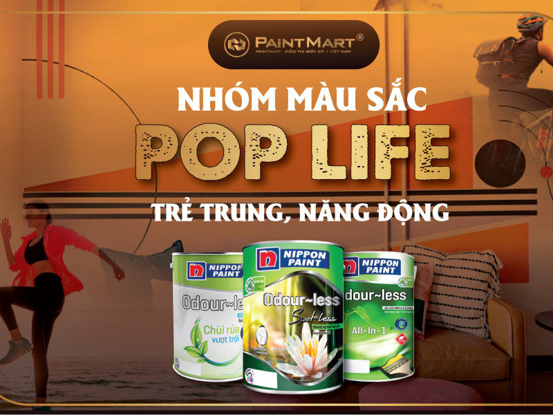 Nhóm màu sơn Nippon dành riêng cho các bạn trẻ trung, năng động